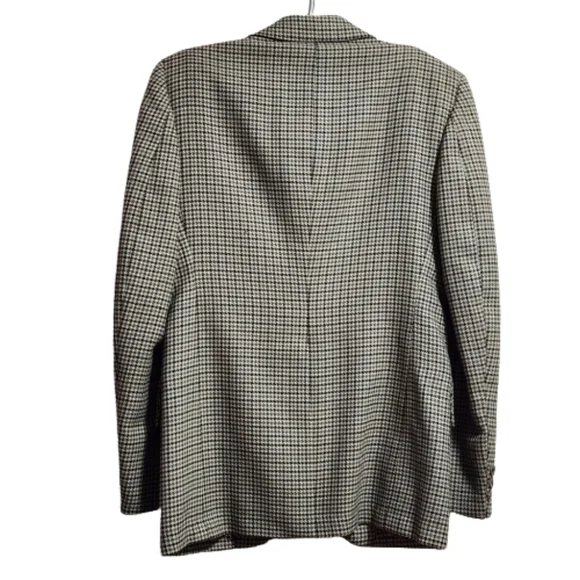 Vintage Drapeshire Houndstooth Blazer size small made in Canada - Picture 2 of 6